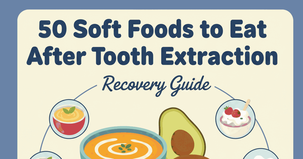 50 Soft Foods to Eat After Tooth Extraction: Recovery Guide